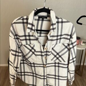 BP Plaid Button-Up Shirt